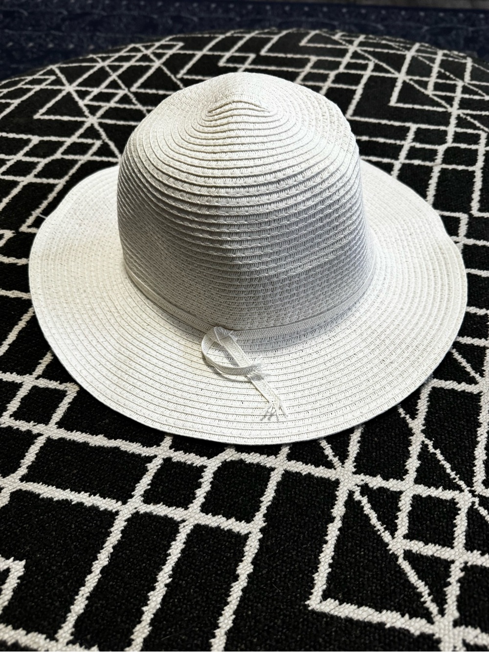 Time & True White Beach Sun Hat One Size NWOT
